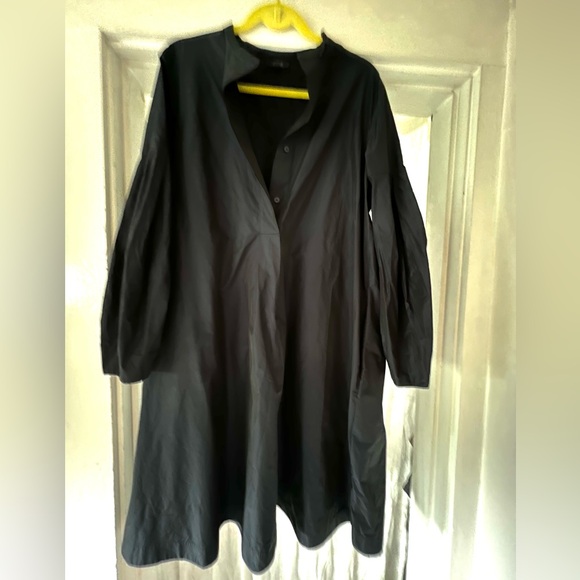 COS midi full dress with barrel sleeves - Picture 2 of 5